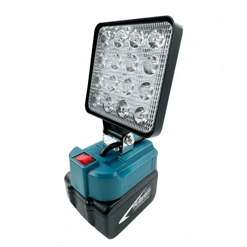 4/Polegada led luz de trabalho lâmpada de inundação de emergência para makita 18v bl1830 bateria li-ion lâmpada de acampamento lanterna de pesca iluminação ao ar livre