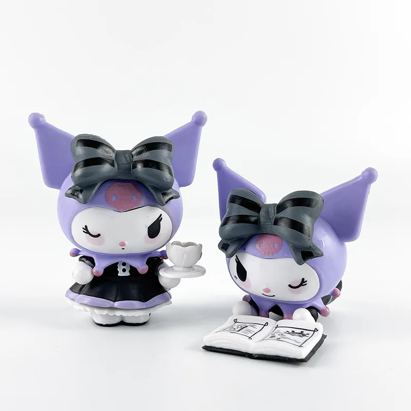 Sanrio Blind Box Cute Cartoon Kuromi Doll Action Figure Model Blind Box Girl&Child Toys Desktop Decoration Holiday Gifts