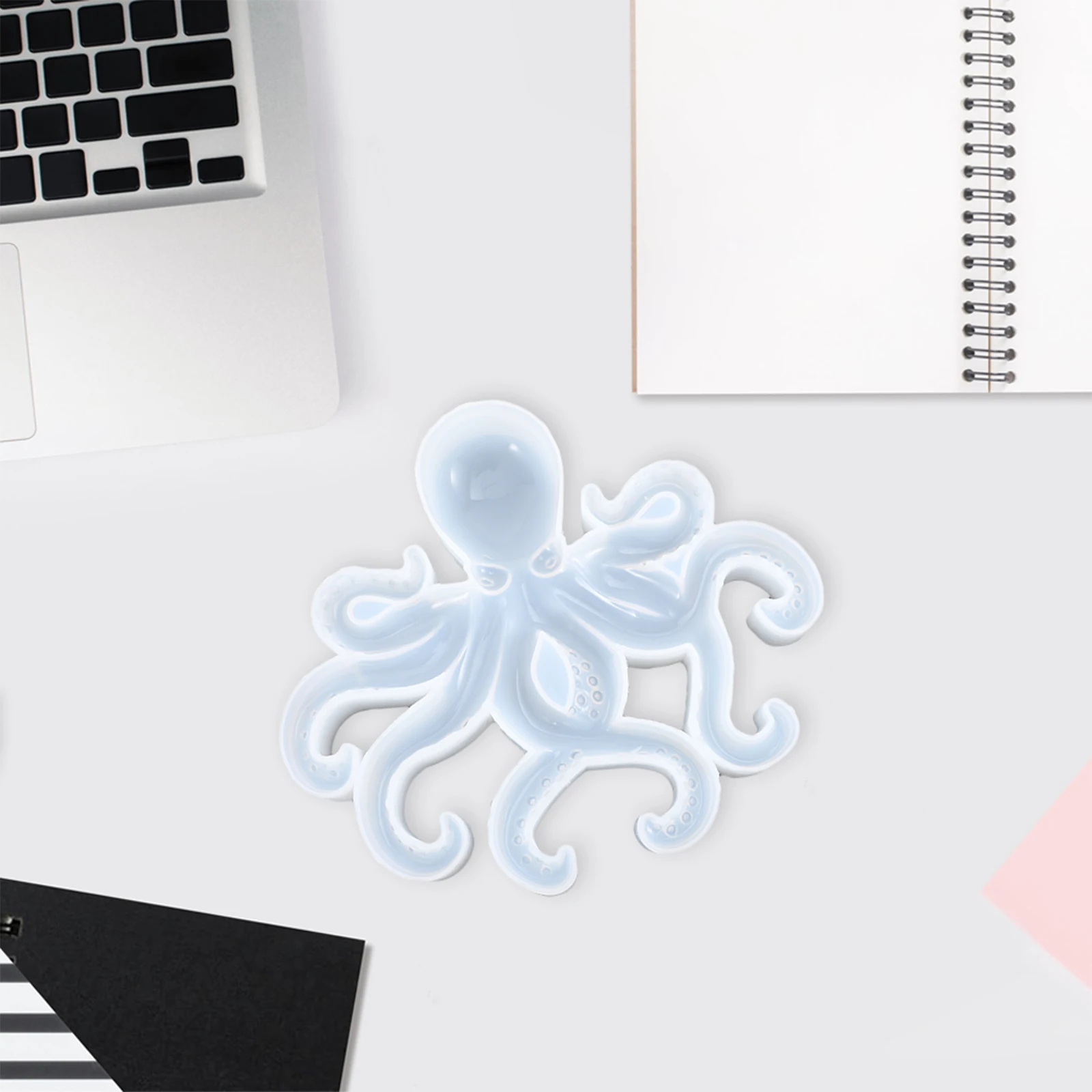

Silicone Octopus Mold DIY Silicone Mold Easy Demold Polished Mirror Finish Craft Supply Home Decoration Ocean Animal Handmade