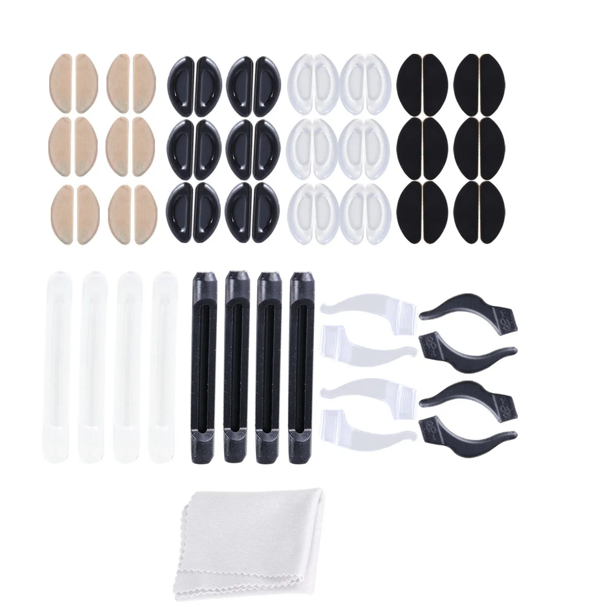 

37pcs Silicone Eyeglasses Anti- Lightweight Non-Slip Retainer For Sports Running Daily Wear Glasses Retainers