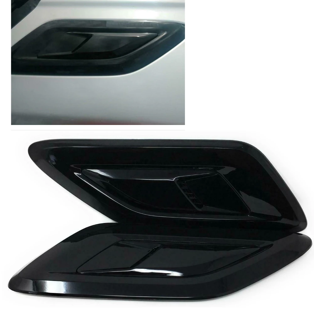 

Side Hood Air Vent Bonnet Molding Cover For Land Rover Range Rover Sport 2018-2022 Black Car Front Engine Outlet Cowl Scoop Trim