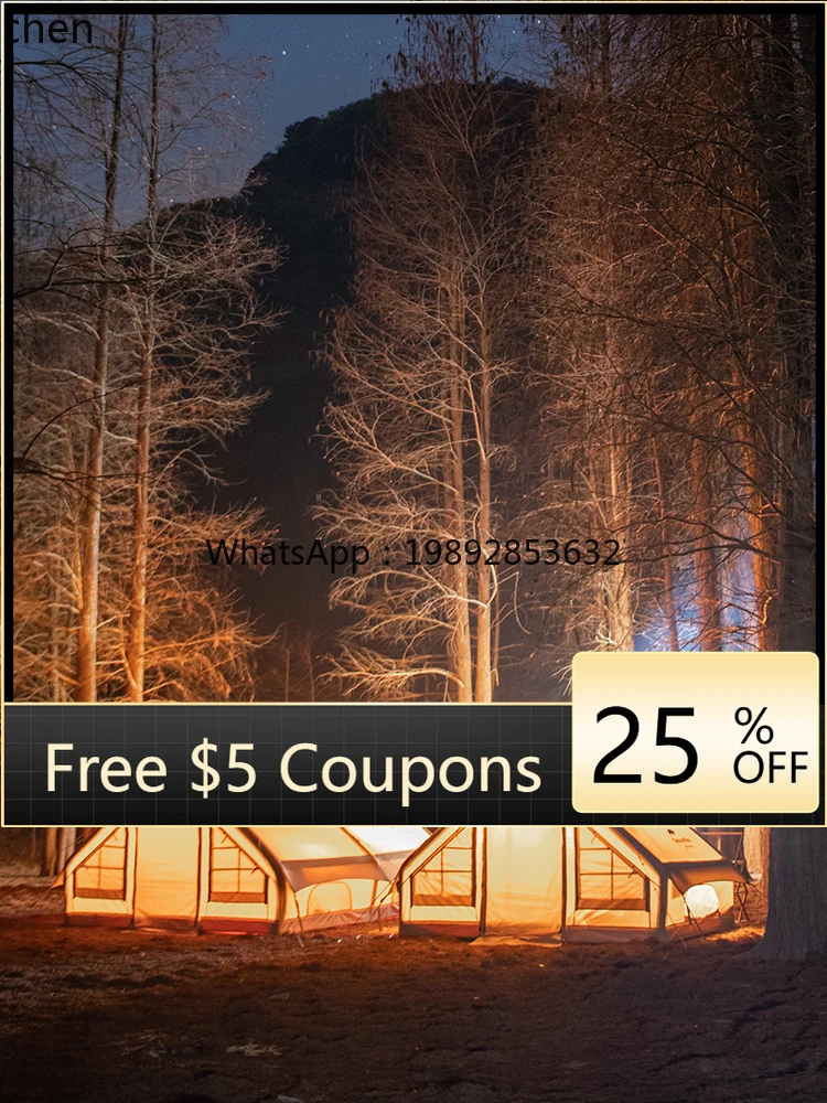 Inflatable Tent Outdoor Camping Overnight Camping Thickened Cotton Tent