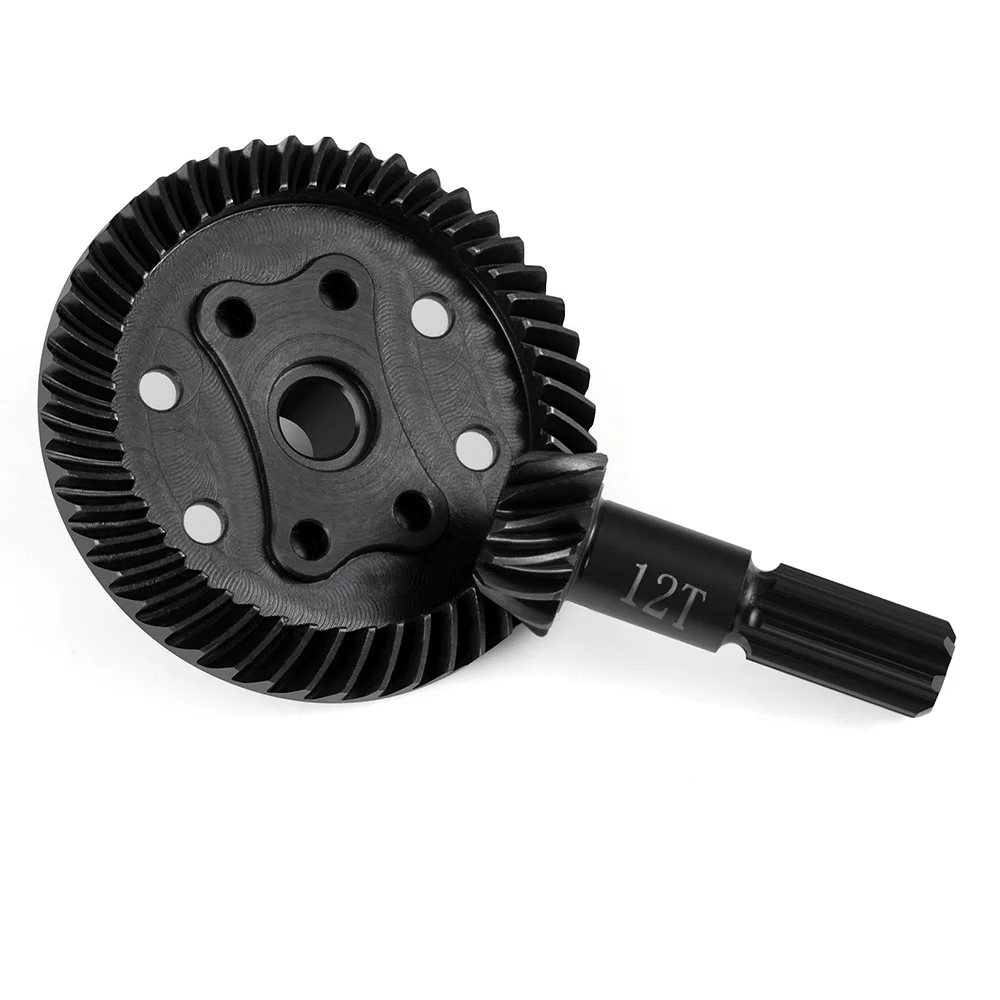 AXSPEED 40cr فولاذ 47 + 12T ترس نقل أمامي/خلفي لـ Traxxas 1/16 Mini Maxx 2S RC ملحقات أجزاء ترقية السيارة