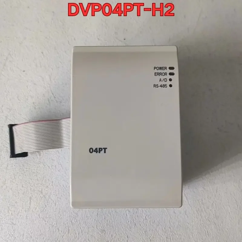 Second-hand PLC temperature module DVP04PT-H2 function test is normal