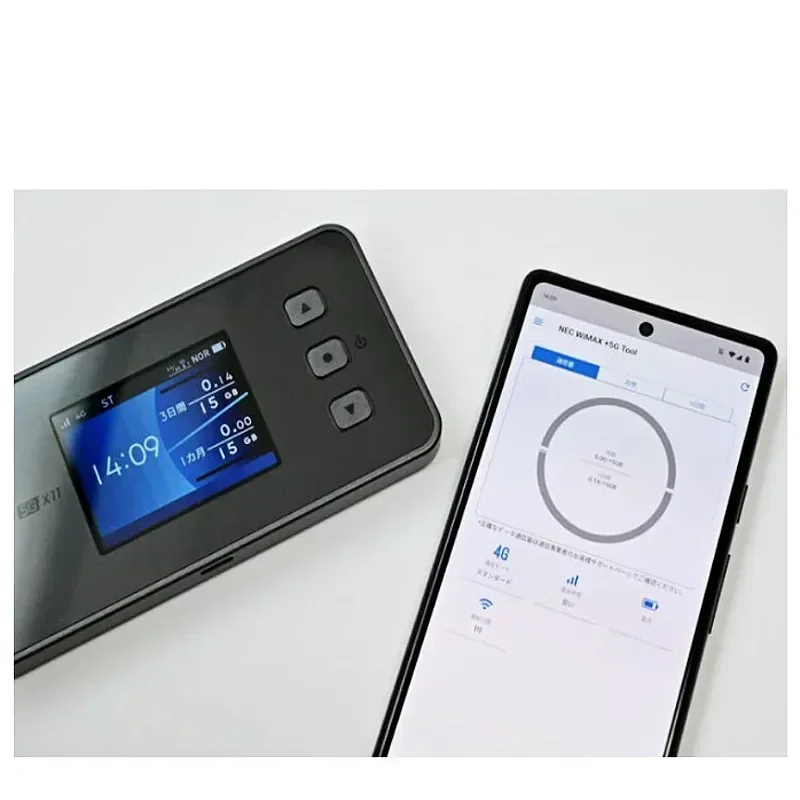 Speed WiFi 5G X11 WiFi6 WiMAX2 Mobile Router Portable Wireless Device 2.7Gbps 4000mAh