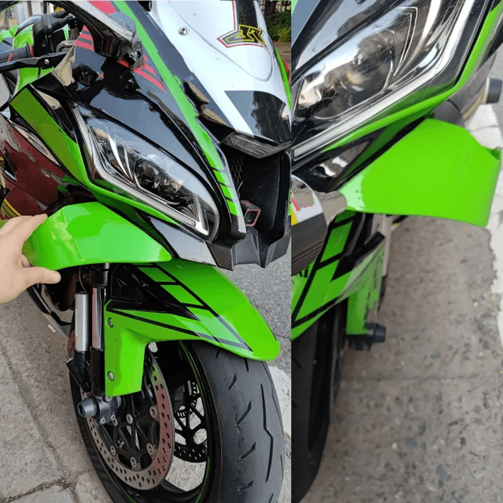 Motorcycle Aerodynamics Wing For Kawasaki ZX-10R Fixed Wing ZX 10R Fairing Spoiler 2016 2017 2018 2019 2020 2021