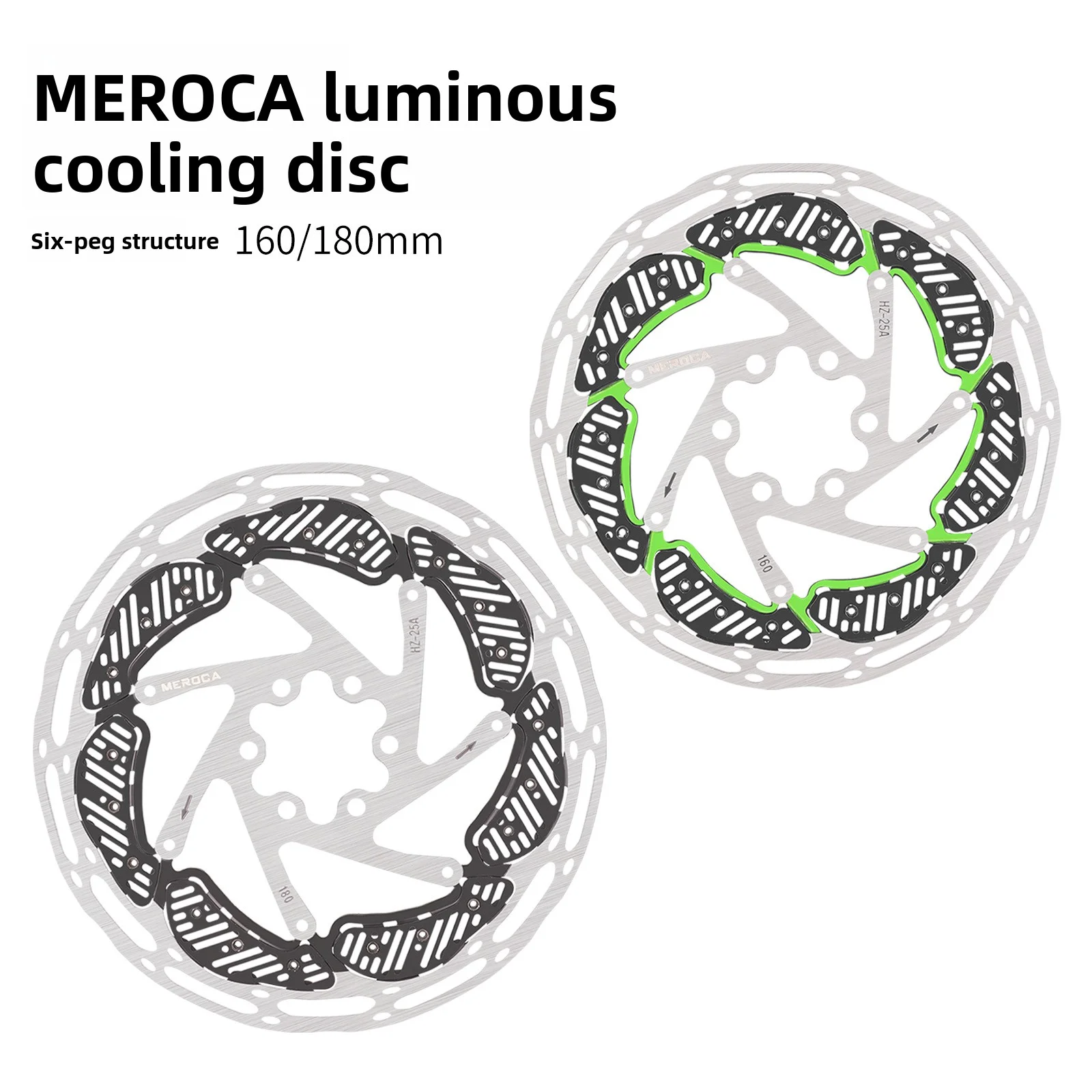 Road Bicycle Center Lock Disc Brake Rotor Pads MTB Bike Rotors 160mm 180mm CNC Lighweight Aluminum Alloy Cycling Discs Parts