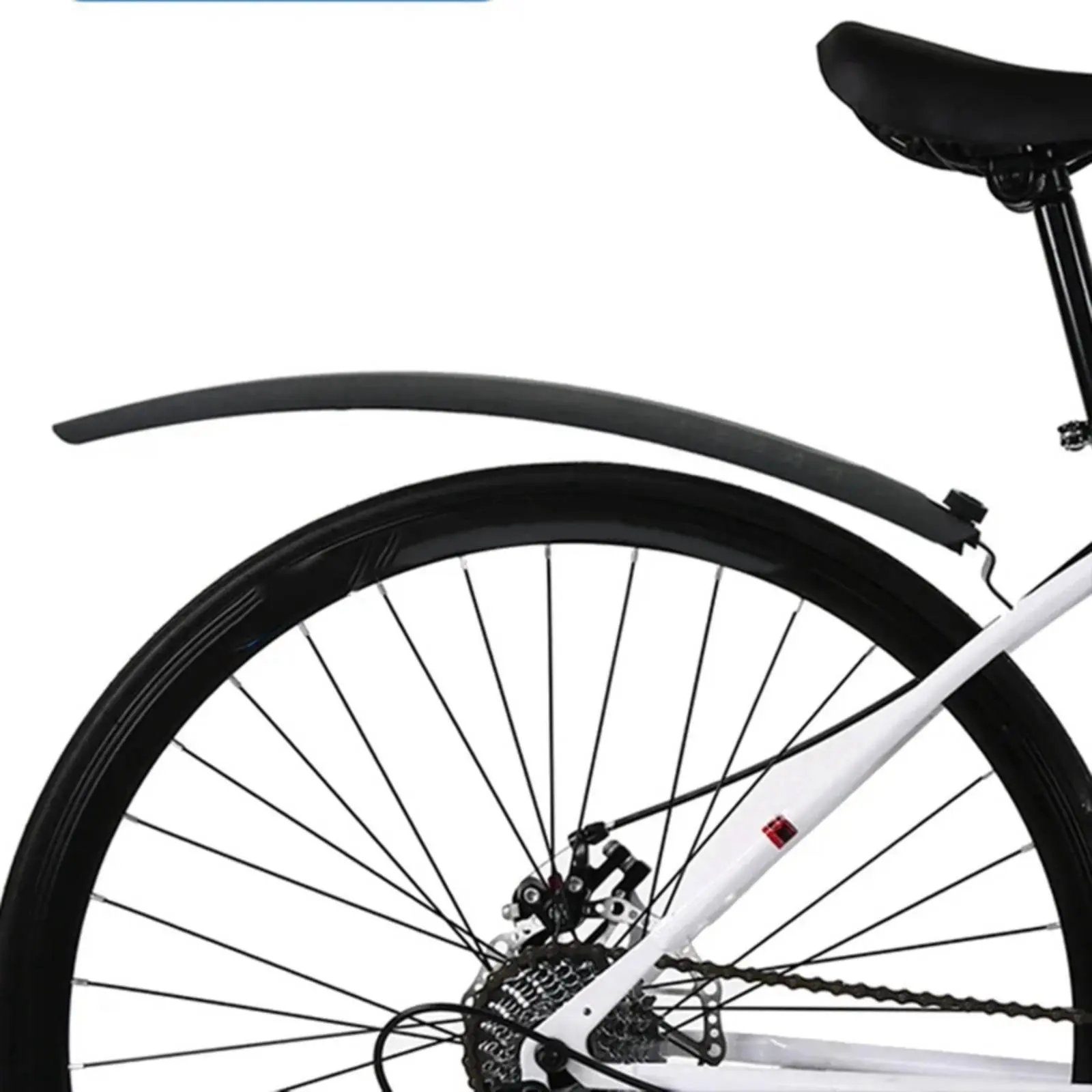 28-Inch Equivalent Bike Fenders Lightweight Fast-Release Cycle Mudguards Fast-Release Cycle Mudguard Streamlined Design Asphalt