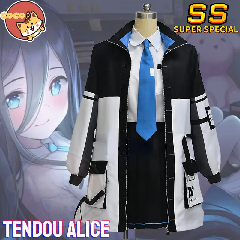 

CoCos-SS Game Blue Archive Tendou Alice Cosplay Costume Member of The Game Development Department Tendou Alice Costume and Wig