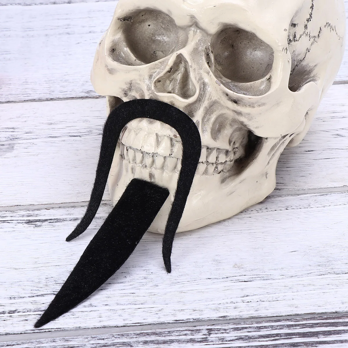 2 szt. Czarny zestaw brody samoprzylepnej, sztuczne wąsy na imprezę, Halloween, przebranie, akcesorium do kostiumu, włosie na twarz