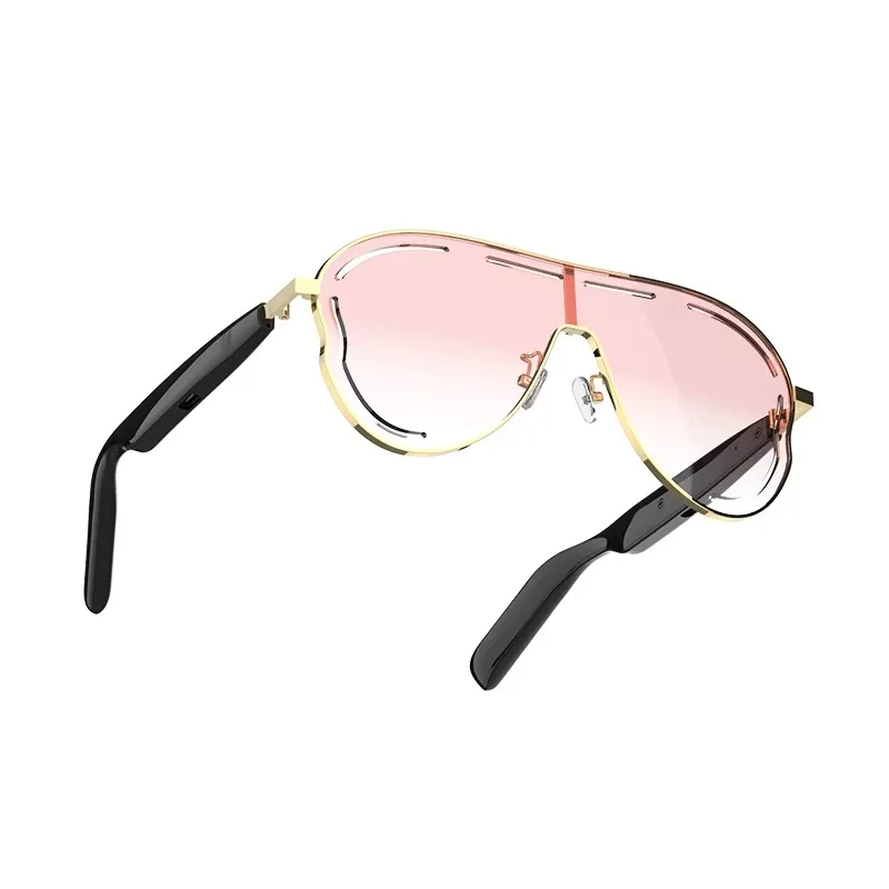 Fashion SG-26 Pro Smart Audio Glasses HiFi Music Play Answer Call Voice Assistant Wireless Eyeglass Anti Blue Light Sunglasses