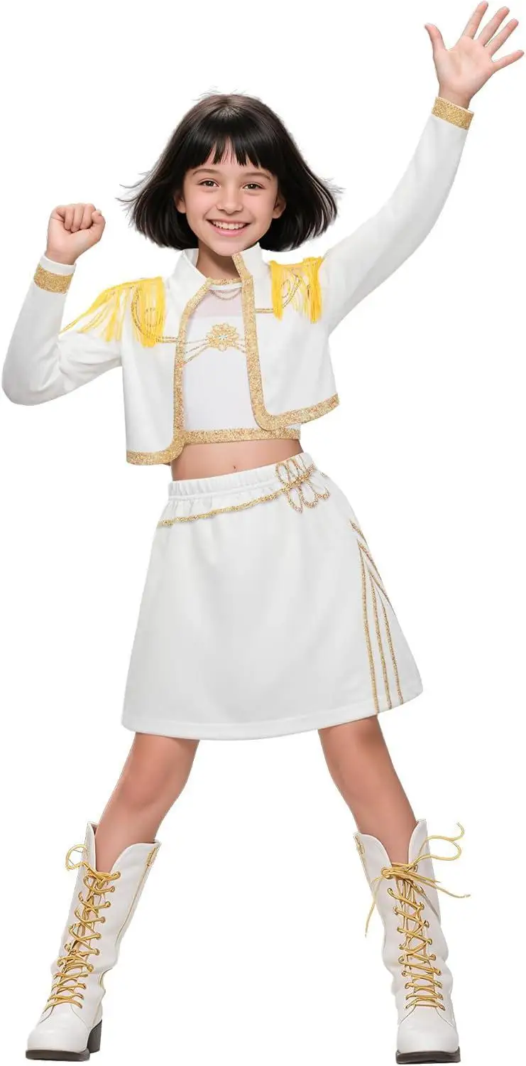 Zoey Rumi Mira Cosplay Kostuum kpop Vrouwen Meisjes Halloween Carnaval Volwassen Kids Kind Party Rollenspel Outfits