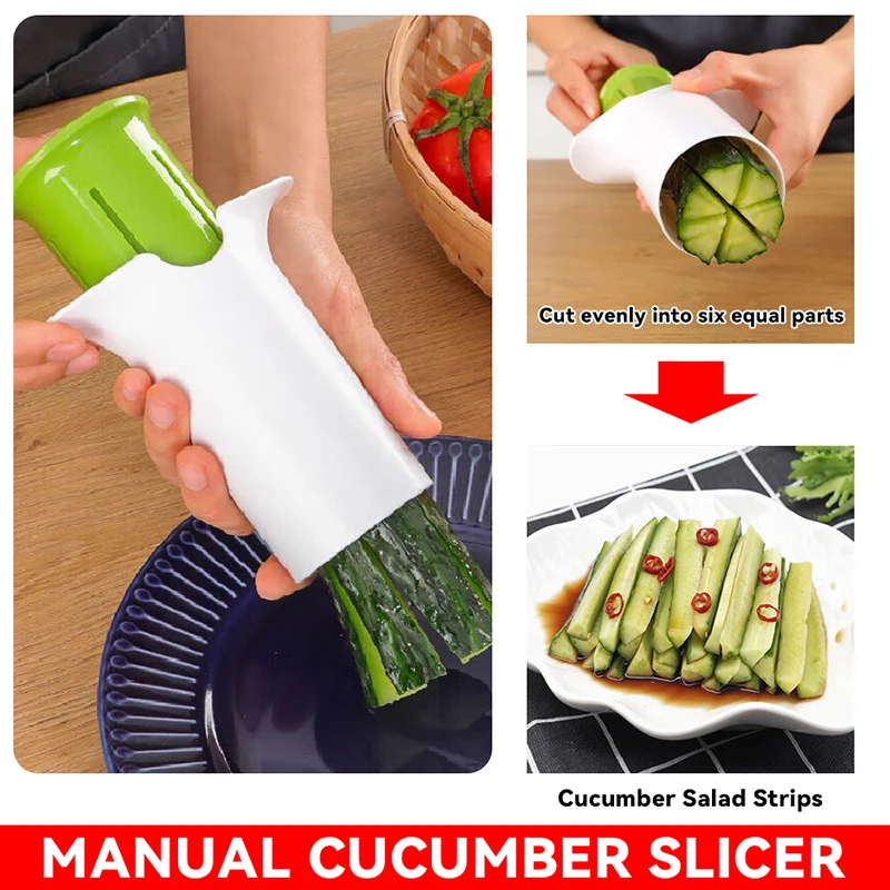

BOLTIFY 2026 New Kitchen gadget Cucumber strip Cutter Stainless steel blade fruit and vegetable divider Carrot cut thick strips