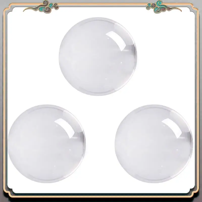 

A46M-3X прозрачный цветной стеклянный хрустальный шар, целебная сфера, реквизит для фотосъемки, шар, декор, 60 мм