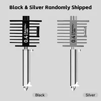Bambu Lab Original 0,4 MM A1 mini conjunto de boquilla Hotend Kit 0,2 MM acero inoxidable 0,6 0,8 MM acero endurecido serie A1 piezas 3D