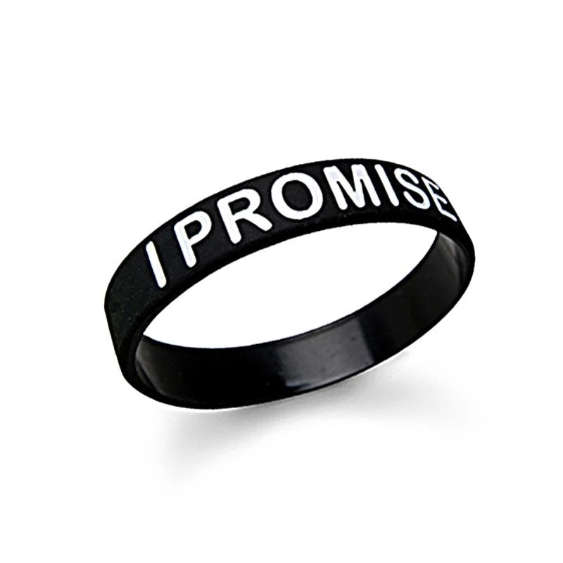 Trendy Silicone Bracelet I PROMISE to Basketball Sports Energy Balance Wristband Bracelets for Men Fashion Rubber Elastic Bangle view 6