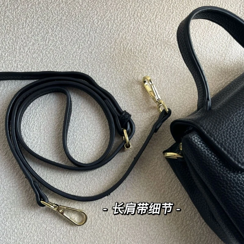 Krean Shoulder Crossbody Bags for Women Litchi Grain Leather Top-handle Bags Casual Commuting Ladies Mini Purses and Handbags