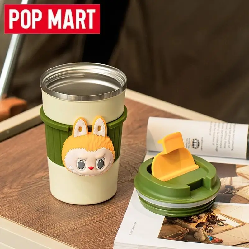 POP MART Labubu Fairy House Series Water Cup Figur Anime Koleksi Ornamen Hadiah Natal