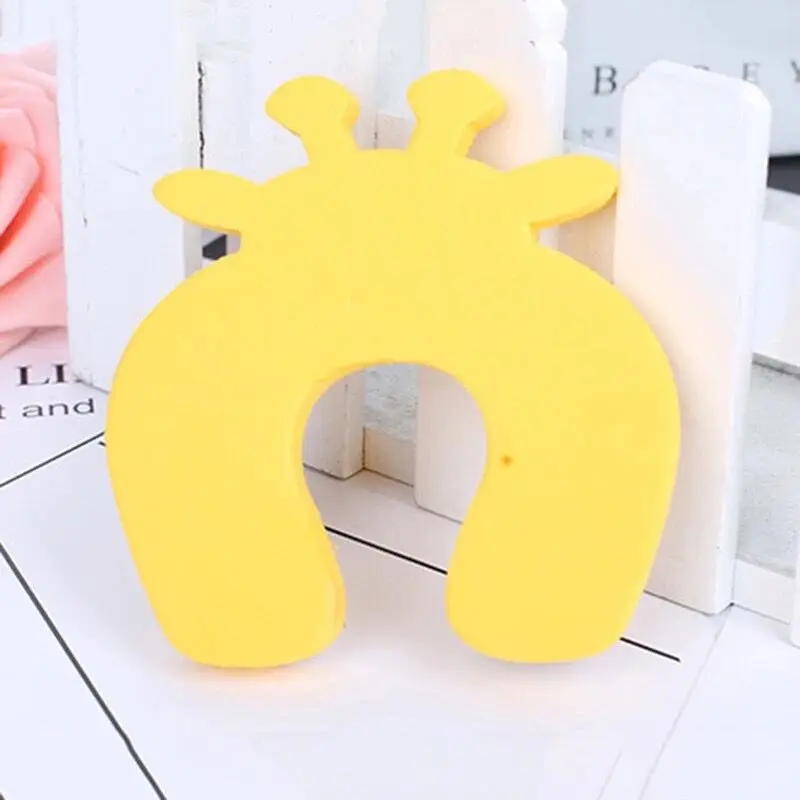 5pcs/Lot Child Kids Baby Animal Cartoon Door Jammers Stop Stopper Holder Lock Safety Guard Finger Protect