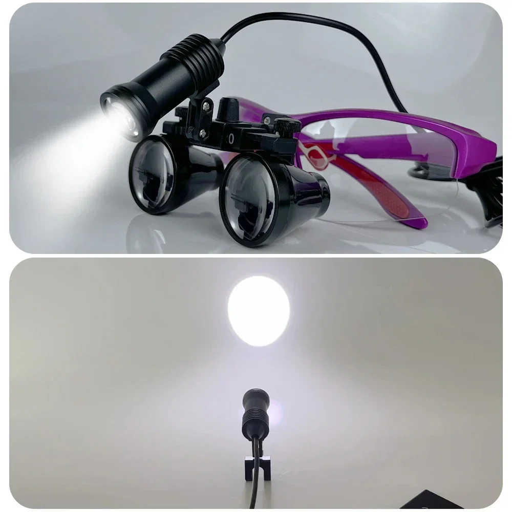 Magnifier LED Head Lamp 5W  Dental Headlamp Lighting Accessory Optional Yellow Filter Illumination Dentist Magnifying Glass