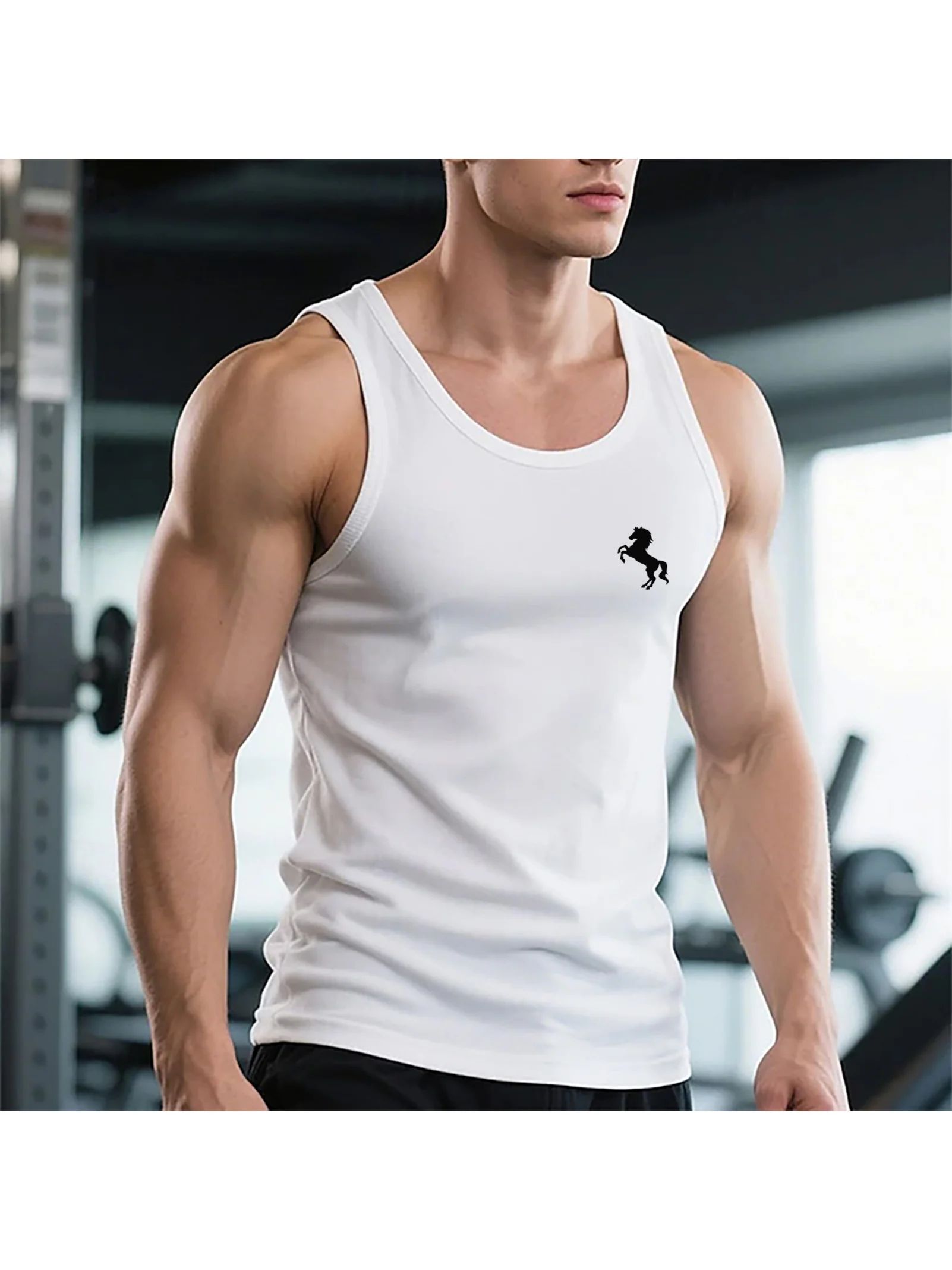 

Vest, Fashion Trend, Simple Creative Horse Art, Vest for Sports and Fitness