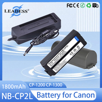 NB-CP2L NB-CP2LH Battery +Charger for Canon SELPHY NB-CP1L,CP1500 CP1300 CP1200 CP910 CP900 CP800 CP790 CP780 CG-CP200 Batteries