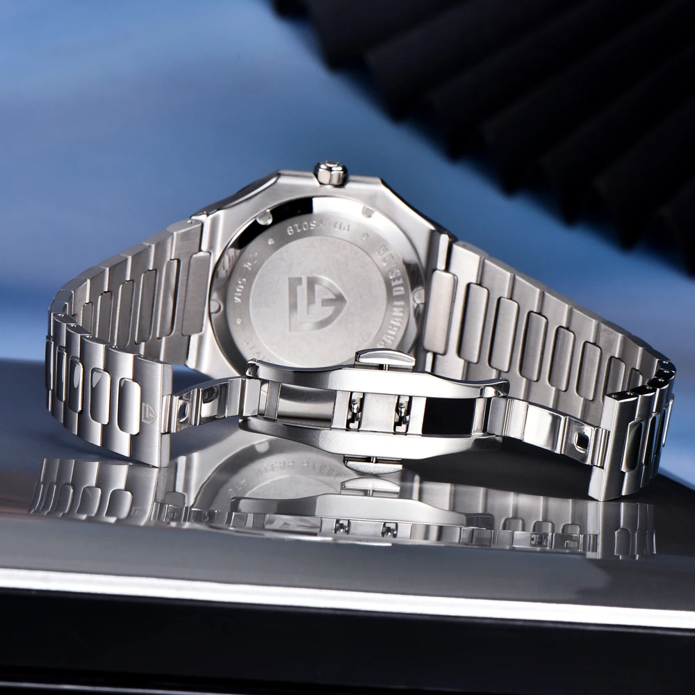 PAGANI DESIGN 2025, neue Herrenuhr, Quarz-Herrenuhr, TMI VH31-Uhrwerk, Retro-Uhr, Herren-AR-Saphirglas, Edelstahl