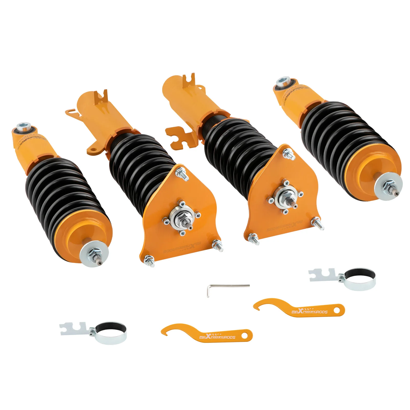 Coilovers for Mini Cooper R52 Convertible 04-07 R50 02-06 Coil Springs Struts 24 ways damper force Spring