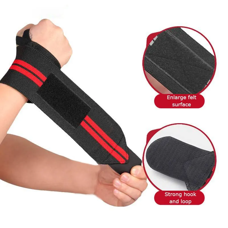 1PC Cinturini da polso regolabili Polsino elastico per uomo e donna e fissatori da polso di atleti Cinturini da polso Powerlifting