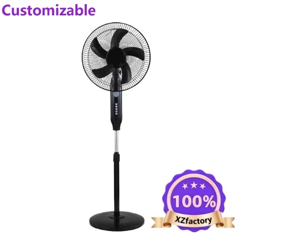 Factory Direct 2026 Ventilatore solare ricaricabile da 16 pollici 18 pollici 12vSolar Ac all'ingrosso della fabbrica con carica