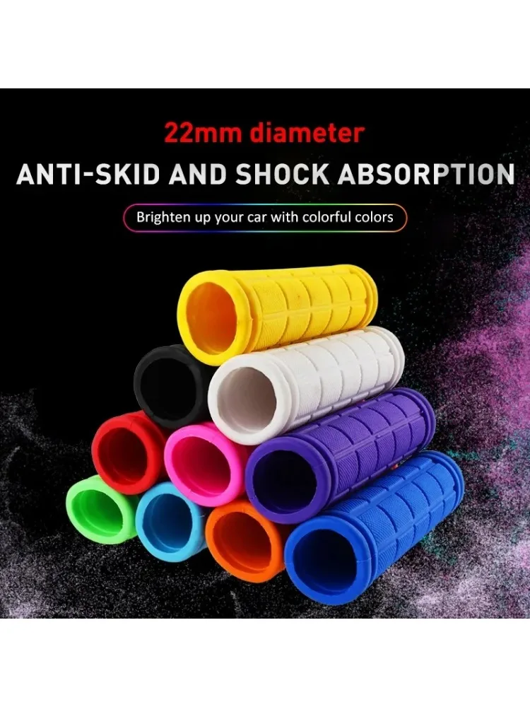 AliExpress NONE 1 Pair Bicycle Handle Cover MTB Bike Bicycle Universal Handlebar Cover Soft Rubber Non-slip Bicycle Grips Riding Accessories