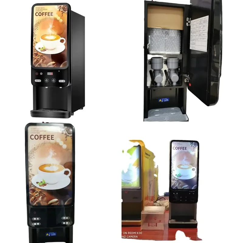 Professional Multipurpose Coffee Machines Automatic Instant Coffee Vending Machine for Hotels