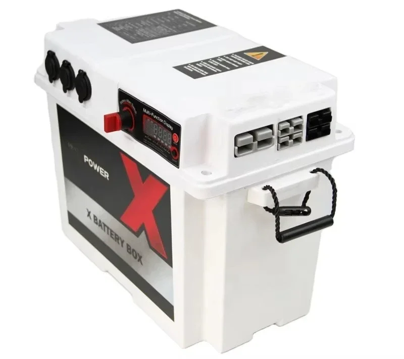 

ABS Outdoor Camping Multifunction Fireproof Waterproof 12V Empty Battery Box