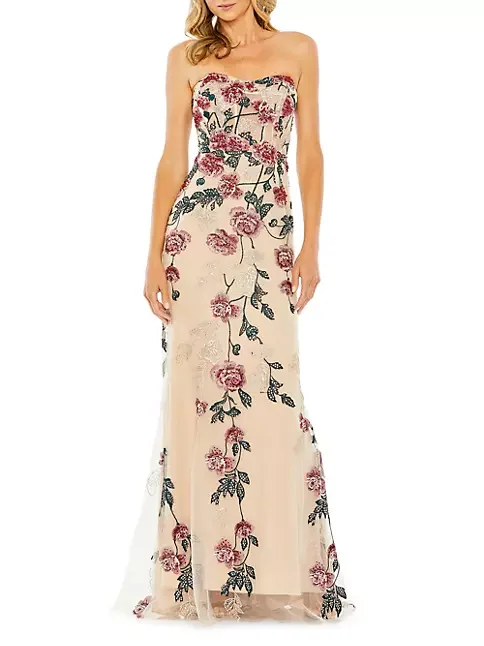 

Elegant Floral Lace Fishtail Long Dress Maxi Luxury Mermaid Evening Dresses Puff Sleeve Fashion Slim Bodycon Party Club Dress