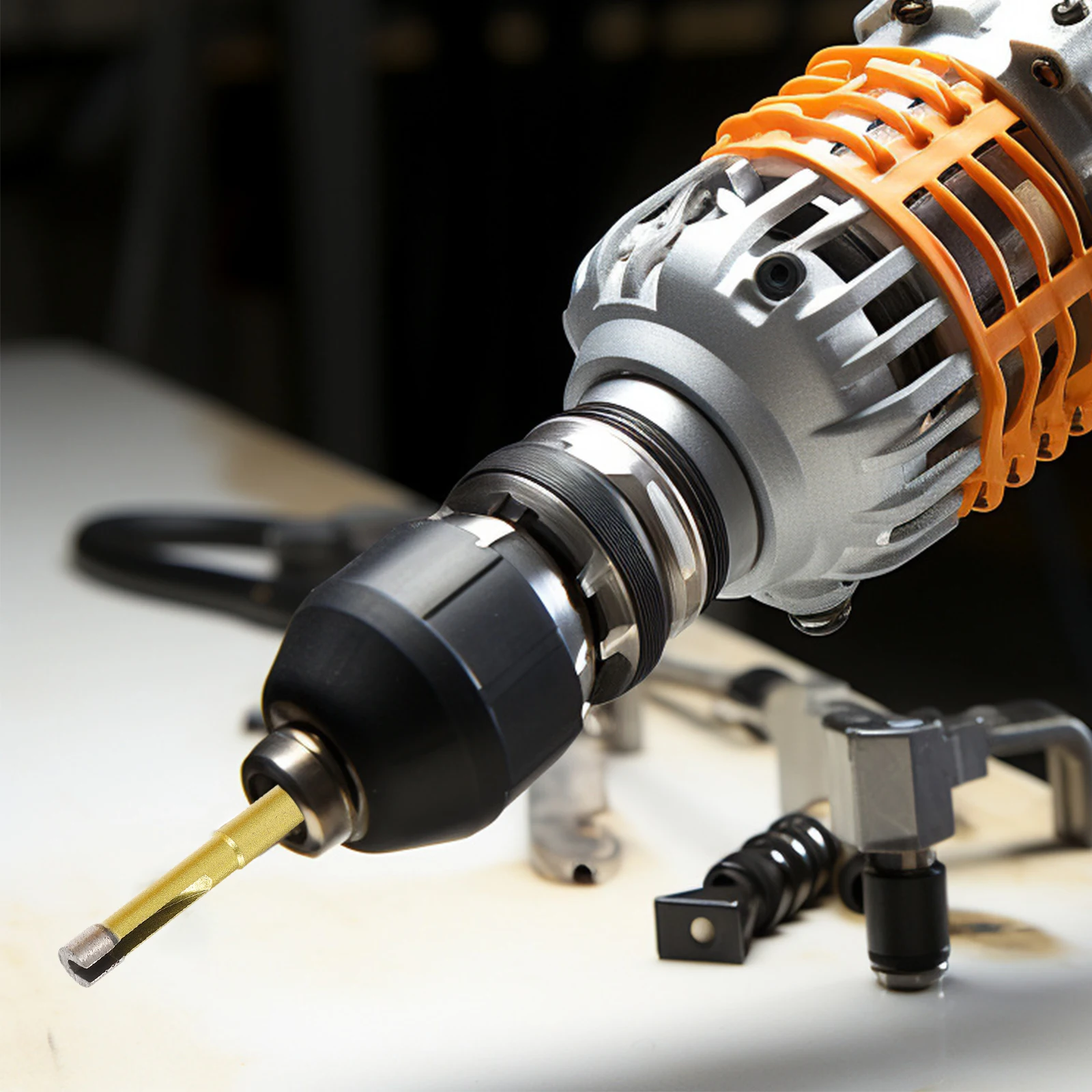 

5 шт. алмазные сверла для плитки, керамики, фарфора, мрамора, кирпича, стекла, бетона, пластика, набор строительных инструментов