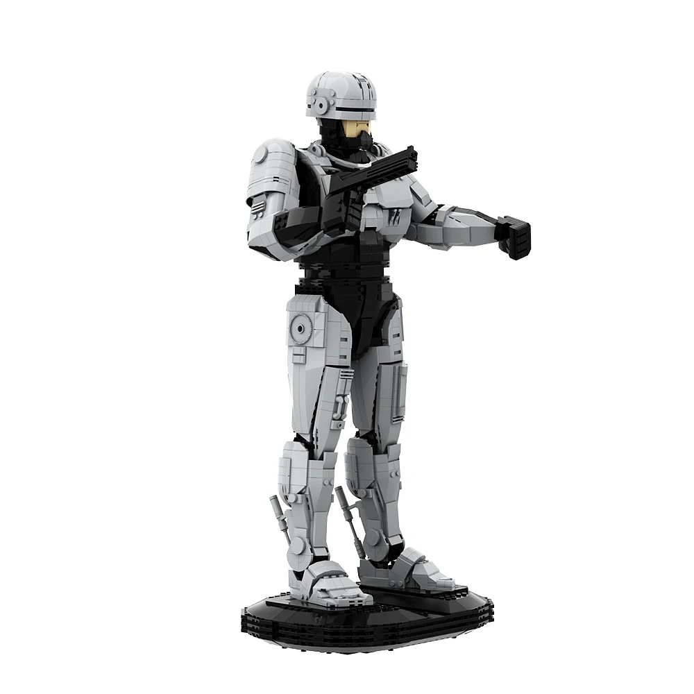 Gobricks Moc Robocop Roboter mechanische Kriegs polizei Action film Figur Modell Baustein Lernspiel zeug für Kinder Geschenke