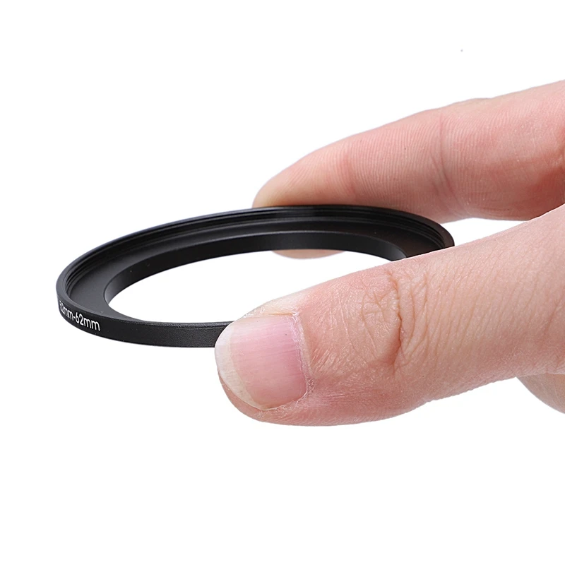 HFES Replacement 40.5Mm-52Mm Metal Filter Step Up Ring Adapter For Camera & 52Mm-62Mm 52Mm To 62Mm Black Step Up Ring Adapter