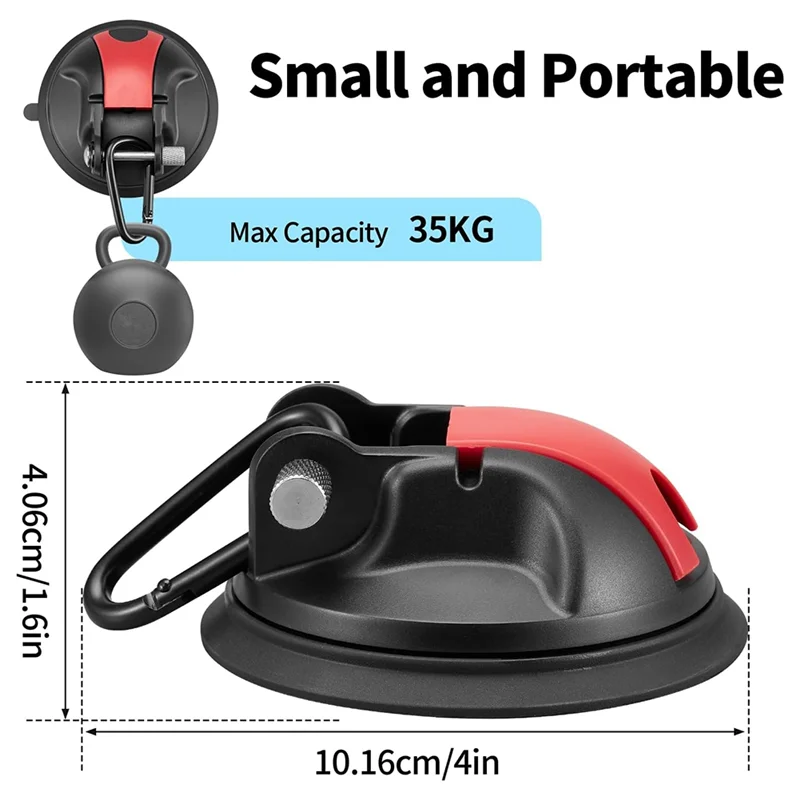 L56A-4 PCS Heavy Duty Suction Cup Hooks For Camping, Car, RV, Window - Camping Suction Cup Hooks