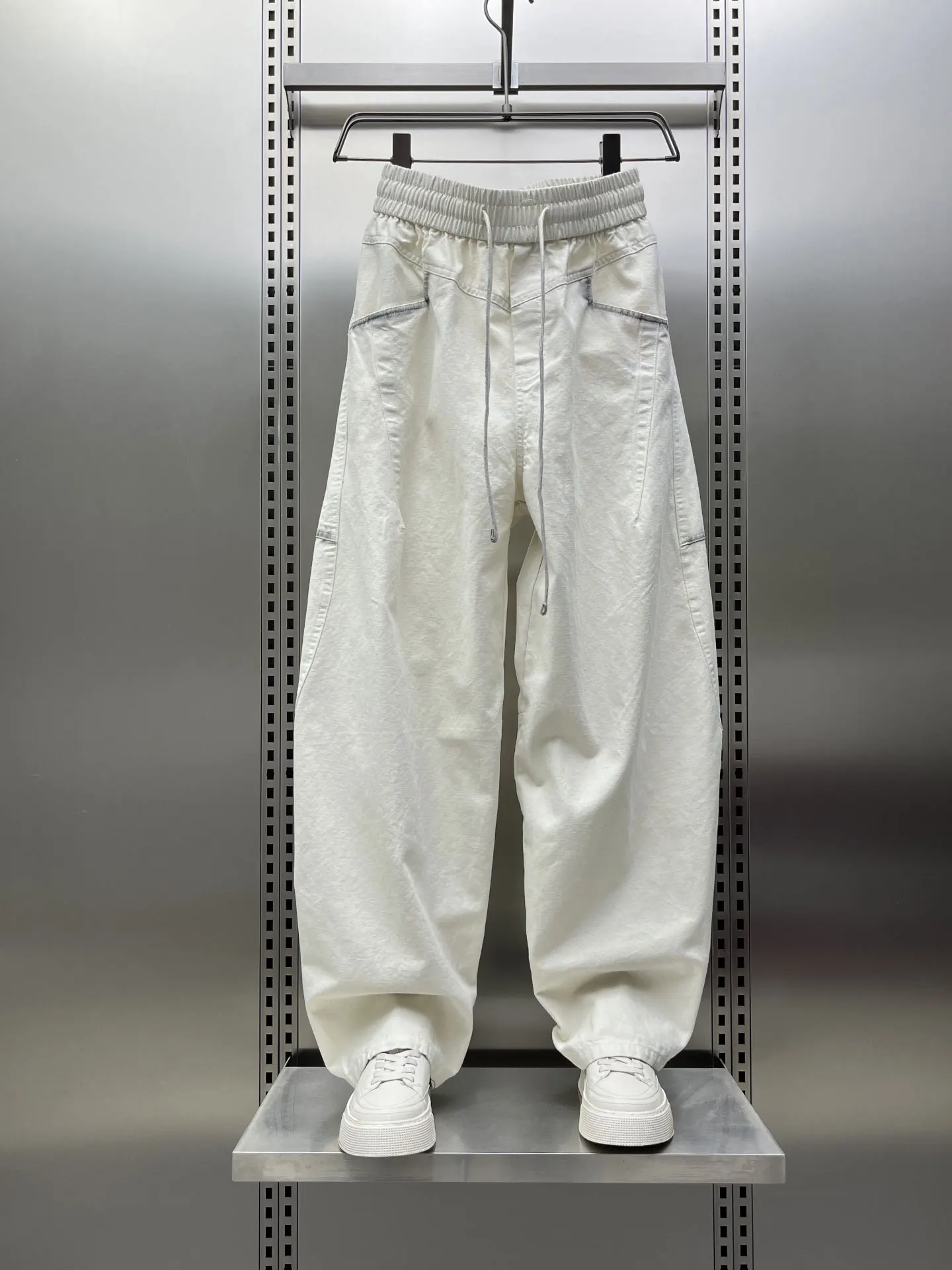 

Мужские повседневные утепленные брюки с широкими штанинами, прямого кроя, в стиле рабочей одежды, модные винтажные свободные брюки