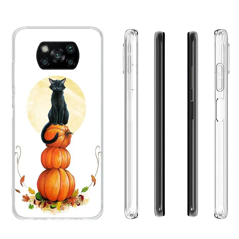 Pumpkin Happy Fall Autumn Case Phone Cover for Xiaomi Mi 11T 12T 10T 9T Pro 11i 12X 13 12 11 10 9 8 Lite 6X 5X A3 A2 Trend Funda