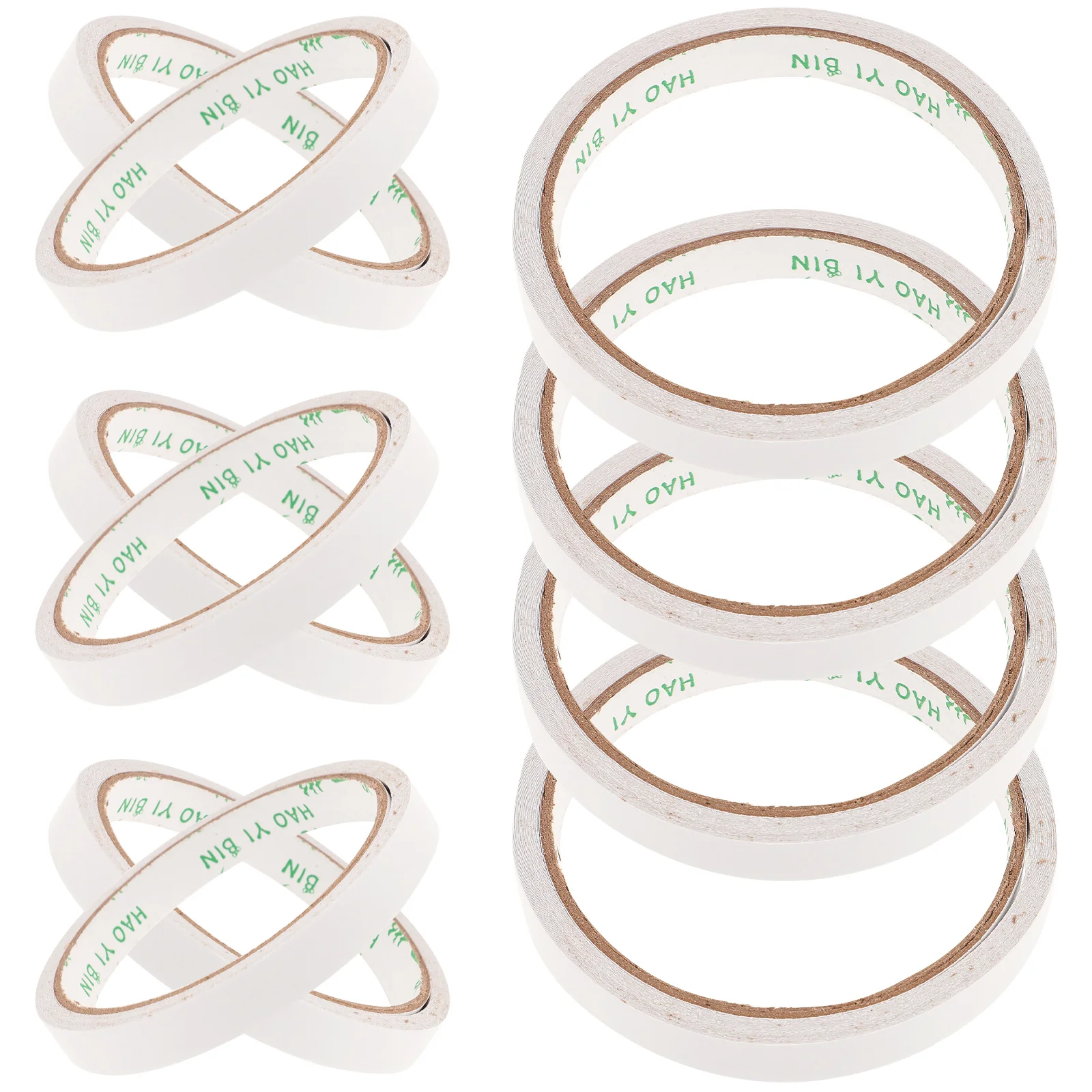 

10Pcs Double-Sided Adhesive Tape for Craft Scrapbooking Photography Gift Wrapping Office Supplies