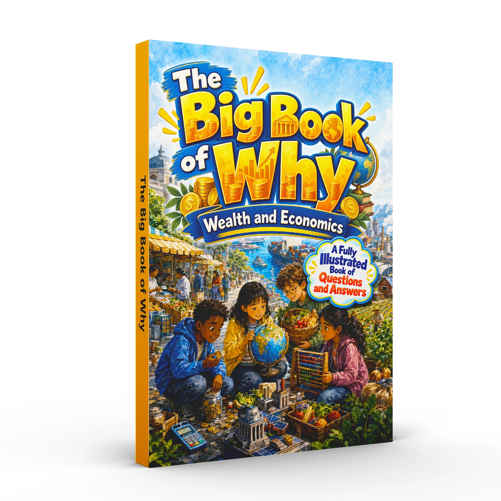 100,000 Whys Illustrated Edition Wealth & Economy Teens Financial Literacy Book, Basic Economics Popular Science Reading