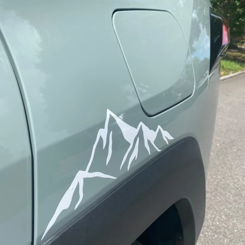 Mountain Range Car Stickers Adventure Climbing Explore Windowshield Bumper Decals Vinyl Accessories Decoration