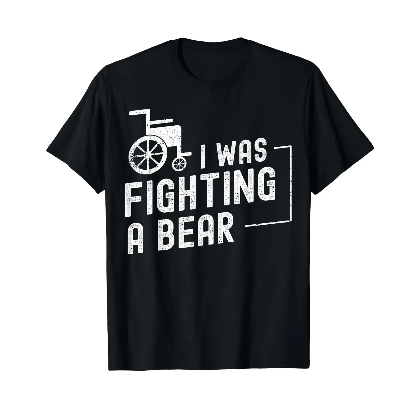 Disabled amputee for people wheelchair T shirt vintage Washed streetwear designer clothes Stretched Stylish Breathable graphic