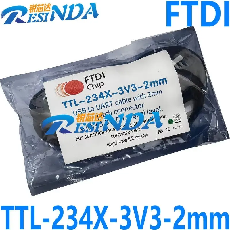 

FTDI spot genuine TTL-234X-3V3-2mm USB UART cable TTL level 8 channels 2 meters