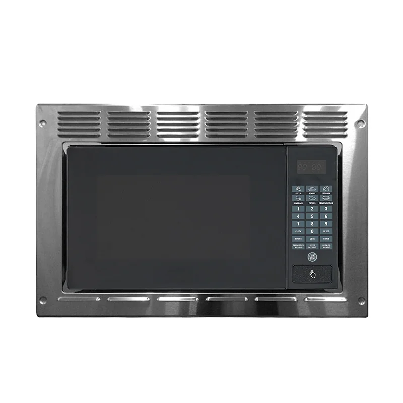 Smad 25L 120V/60Hz Stainless Steel Built-In Drawer Microwave Oven with Touch Control & Child Lock for Household Use