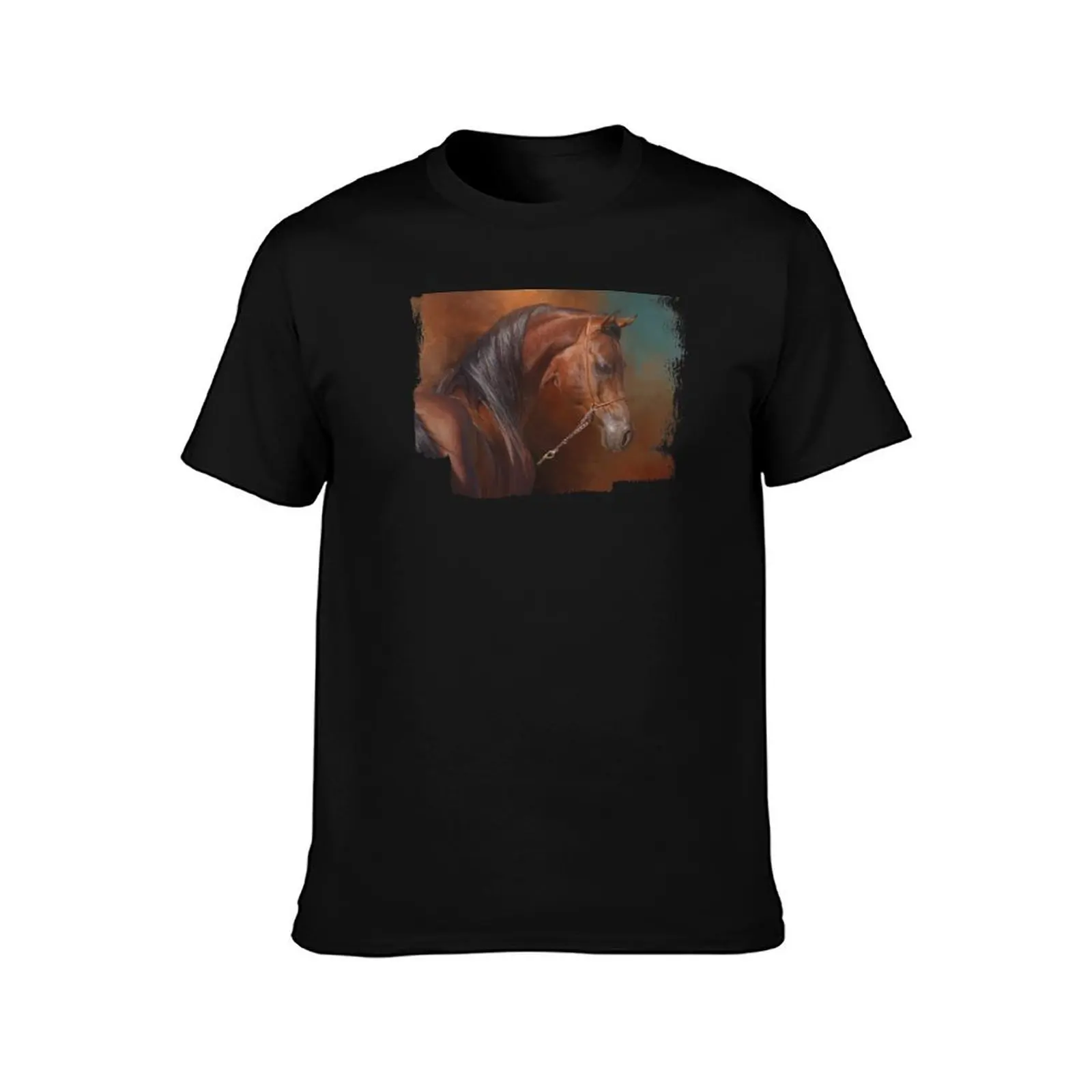 Bay Arabian Stallion T-Shirt Plus Size Lightweight Tee Shirt T-Shirt