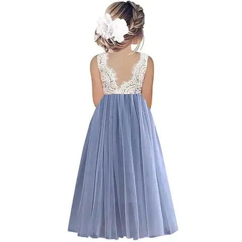 10 best sales Bröllopsklänningar för flickor 7 till 8 år - №9