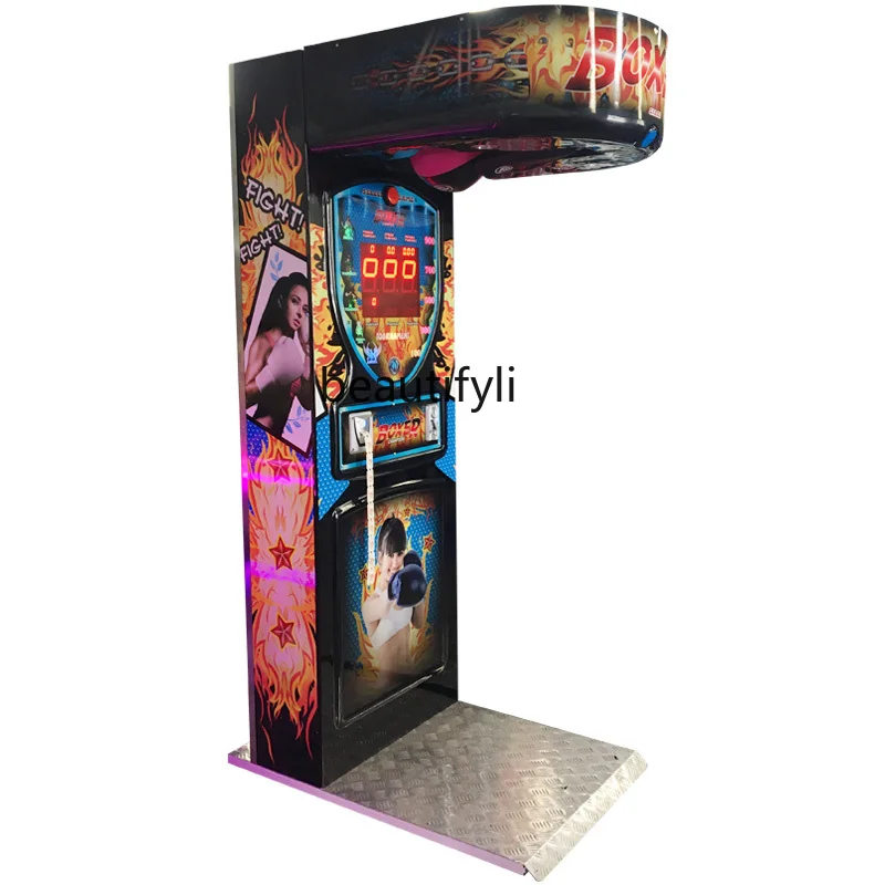 

Boxing game machine Boxing force measurement Boxing venting Coin-operated amusement machine Large video game city