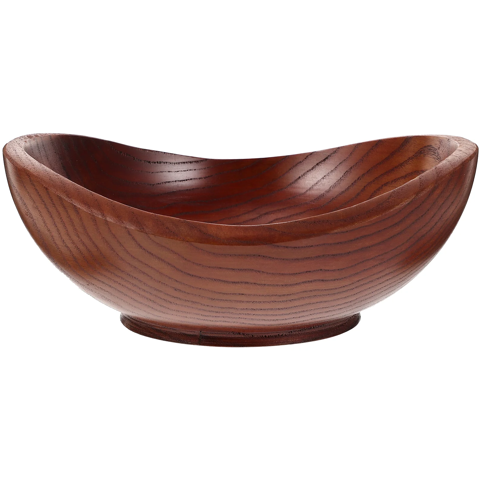 

Solid Wood Fruit Salad Bowl Yuanbao Jujube Creative Snack Seasoning Style Five Bowls Counter Serving Large Wooden